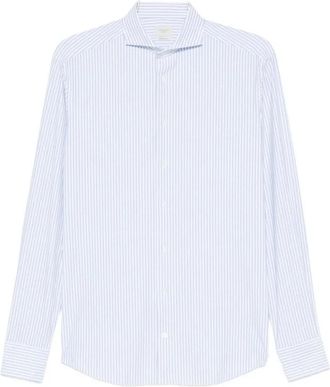 Traiano Casual Shirts - Heren - Zakelijke Overhemden - Blauw - S - Overhemden