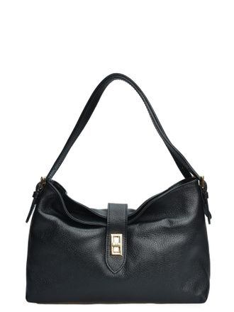 Anna Luchini Zwart Rundleer Tas