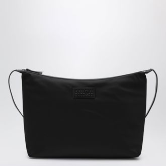 Maison Margiela Numeric crossbody bag in nylon and leather black