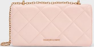 Charles & Keith Paffuto Quilted Wallet On Chain