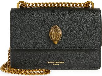 Kurt Geiger Mini Shoreditch Leather Crossbody Bag in Black at Nordstrom