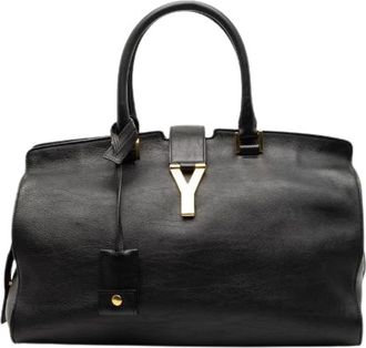 Saint Laurent Pre-owned Handbags, female, Black, Size: ONE SIZE Pre-owned Handbag