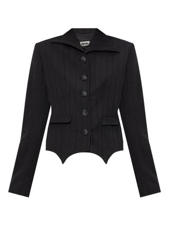 Avavav Blazer Pinstripe Black