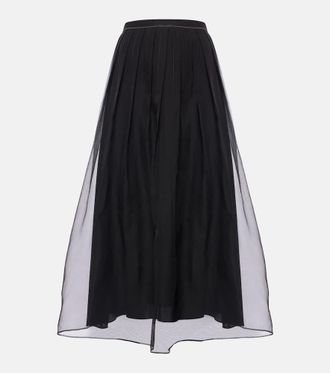 スカート BRUNELLO CUCINELLI Asymmetrical wool skirt BRUNELLO CUCINELLI Paneled asymmetric wool midi skirt | NET