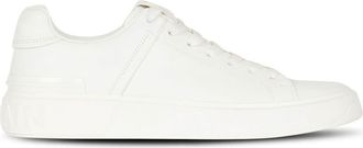 Balmain B-Court low-top sneakers - women - CALFSKIN/CALFSKIN/CALFSKIN - 36 - White