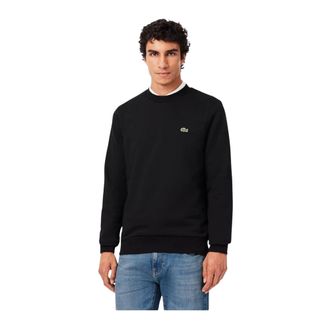 Lacoste Sweatshirts - Heren - Sweatshirts & Hoodies - Zwart - Maat: M Katoen