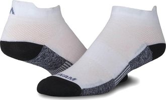 Wigwam Attain Lightweight T-Low 2-Pack Crew Cut Socks Shoes White : LG (US Mens Shoe 9-12 - Womens Shoe 10-13), Mesh/Nylon/Polyester