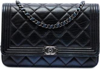 Chanel Pre-owned Boy Wallet on Chain - - Pre-owned - Donna - Nero - ONE SIZE