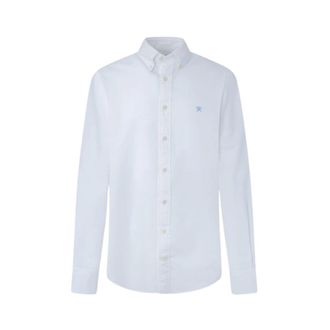 Hackett Camisa te&ntilde;ida en prenda - Shirts - Hombre - Blanco - XL
