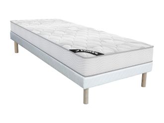 Vente-Unique Conjunto somier + colch&oacute;n de muelles ensacados de 20 cm de grosor SONGE de YSMEE - 90 x 190