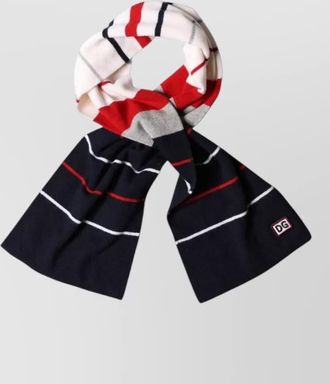 Dolce & Gabbana striped wool scarf