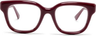 Gucci Occhiali squadrati - Rosso