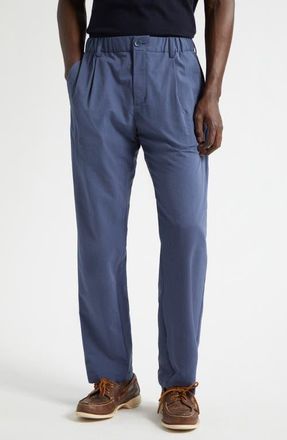 Herno Seersucker Pants in 9119 French Blue at Nordstrom, Size Xx-Large