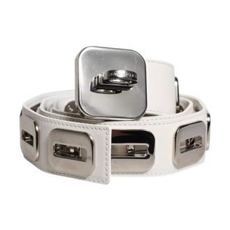 Dolce & Gabbana Belts, female, Multicolor, 90 CM, Rotating Buckle Leather Belt