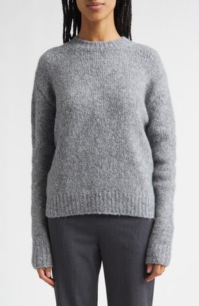 Paloma Wool Clock Intarsia Wool & Alpaca Blend Sweater in Grey at Nordstrom, Size X-Small