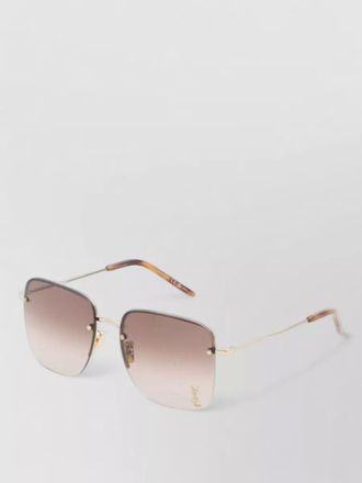 Saint Laurent sl 312 m rimless square metal sunglasses