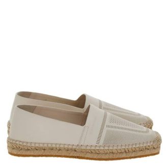 Ferragamo Seda Leather Espadrilles, Size 7 C