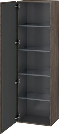 Duravit Duravit L-cube Armario Alto, Anchura 500mm, Profundidad 363mm, 1 Puerta, Con Bisagra A La Izquierda, Color: Pino Terra Decor - Lc1181l5151
