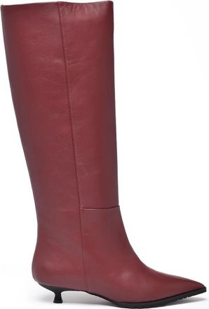 Fratelli Russo Red Leather Boots
