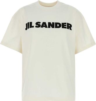 Jil Sander Ivory Cotton Oversize T Shirt