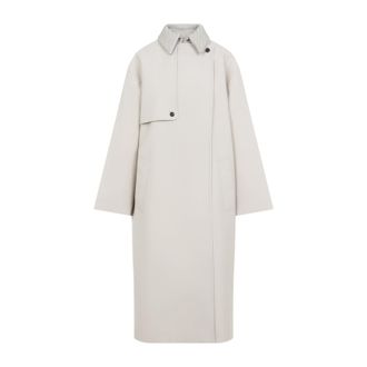 Bottega Veneta Wool Cotton Striped Coat