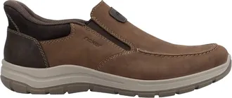 Rieker Mens Todd 03655 Shoe In Brown / Moro / Braun