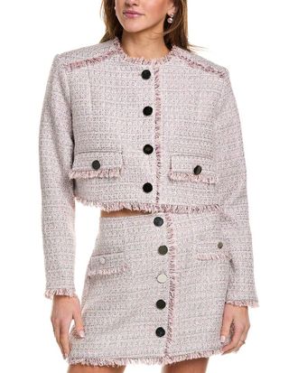 Toccin Lainey Cropped Tweed Jacket
