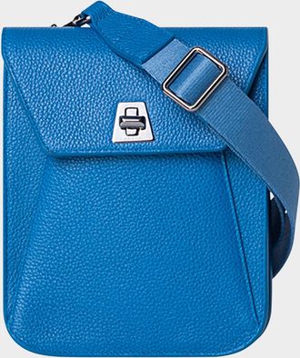Akris Anouk Mini Flap Leather Messenger Bag