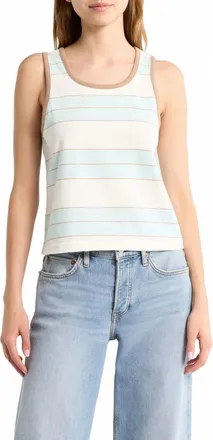 Re/Done Bama Tank Top In Light Mint