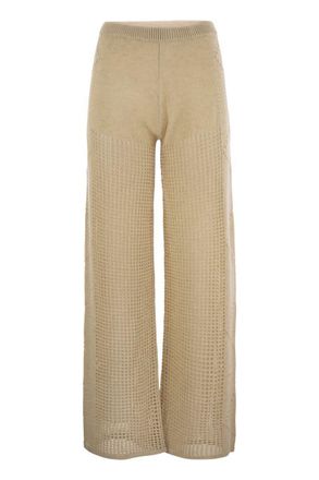 MC2 Saint Barth Alva - Crochet Flare Trousers