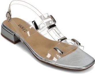 Vaneli Eliana T-Strap Sandal in Clear at Nordstrom, Size 8.5