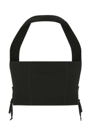 ADĀMO Andrea Adamo Womens Black Stretch Viscose Blend Bodice 0473 Maglie