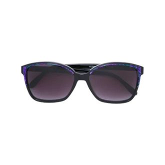 Saint Laurent Pre-owned Accessories, female, Purple, Size: ONE SIZE Pre-owned Acetate sunglasses