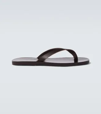 Ancient Greek Sandals Solon leather thong sandals