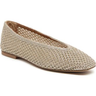 Kelsi Dagger Freya Flat in Gold at Nordstrom, Size 5.5