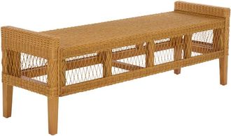 Safavieh Couture Jimmy Rattan Bench