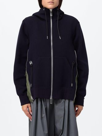 sacai Sweatshirt Woman color Kaki