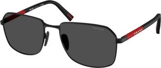 Prada Authentieke stijlvolle brillen van premium kwaliteit - Heren - Zonnebrillen - Zwart - 57 MM - Accessoires