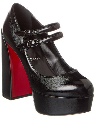 Christian Louboutin Movida Jane 130 Leather Platform Pump