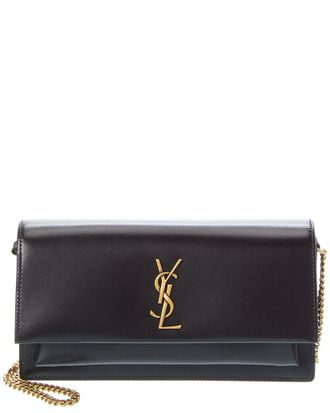 Saint Laurent Sunset Leather Clutch