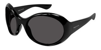 Alexander McQueen AM0592S 001 Mens Sunglasses Black Size 65 - Free RX Lenses - Free RX Lenses