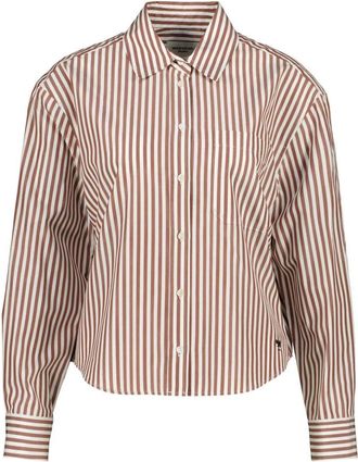 Max Mara Overhemden, Dames, Bruin, 2Xs, Shirts