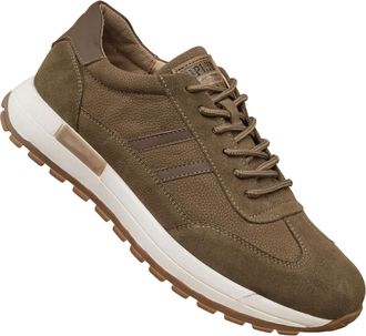 Generic Mens Retro Walking Shoes Tennis Non Slip Platform Trainers Fashion Sneakers Work Shoes (6.5,Khaki)