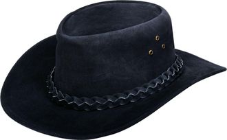 Infinity Leather Cowboy Outback Suede Aussie Bush Hat