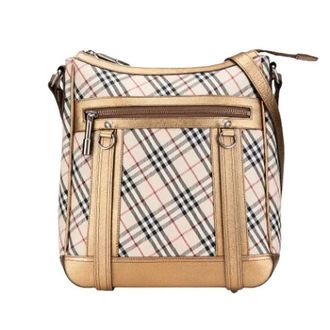 Burberry Pre-owned Cross Body Bags, female, Beige, Size: ONE SIZE Pre-owned Nova Check Canvas Crossbody Bag