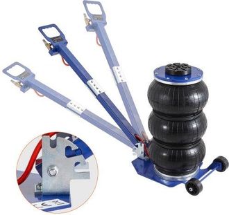 OEM Pneumatischer Wagenheber Air Jack 3 T, Blau Dreifachbeutel Luftheber 140-450 Mm Hubh&ouml;he Sack Luftwagenheber, 5 Minuten Hub Luftheber Wagenheberheber W