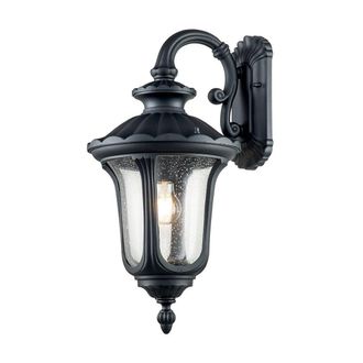 Netlighting Chicago Outdoor Wall Lantern Textured Black IP44