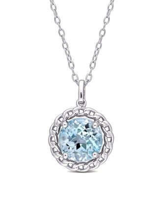 Rina Limor Silver 3.50 Ct. Tw. Blue Topaz - Sky Pendant