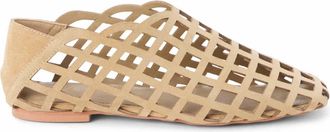 Matisse Footwear Womens Cooper Leather Flats In Beige