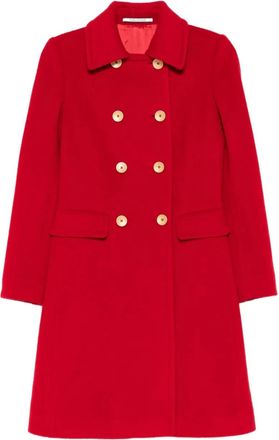 Tagliatore Cappotto doppiopetto Hennie - Rosso